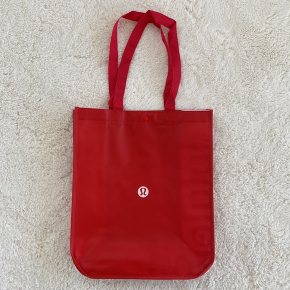 ❤️ Large New Red and White lululemon Bag NWOT - Picture 1 of 6